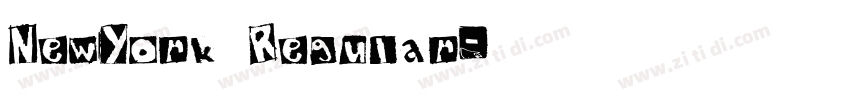 NewYork Regular字体转换
